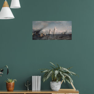 Finish-First International Race for America's Cup Poster