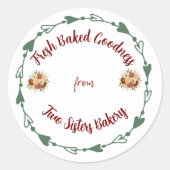 Finishing Touch Classic Round Sticker (Vorderseite)