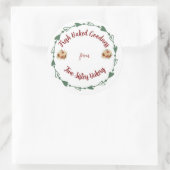 Finishing Touch Classic Round Sticker (Tasche)