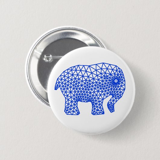 Finite Elephant Button (Vorne & Hinten)