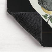 Fink u. Mohnblumen Mousepad (Ecke)