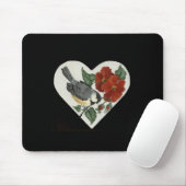 Fink u. Mohnblumen Mousepad (Mit Mouse)