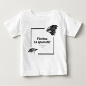 Finke sind Speciatin - Charles Darwin - die T der Baby T-shirt (Vorderseite)