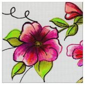 Finken im Frühjahr Stoff (Nahaufnahme)