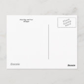 Finkeneier und Nest Postkarte (Rückseite)