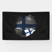 Finland flag banner (Horizontal)