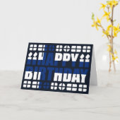 Finland Flag Birthday Card Karte (Gelbe Blume)
