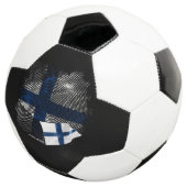 Finland flag fußball (Dreiviertel)