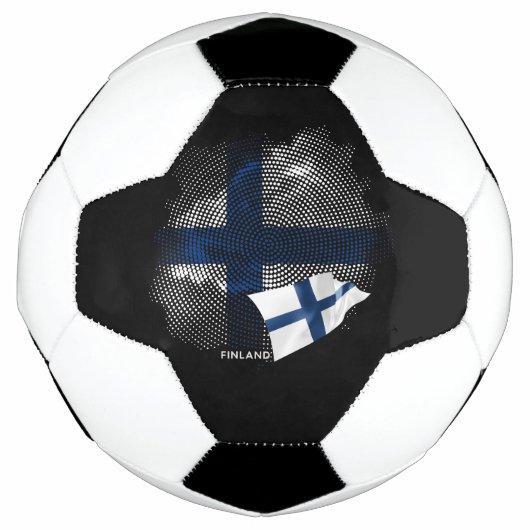 Finland flag fußball (Vorderseite)