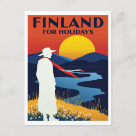 Finland for Holidays Summer Landscape Postkarte