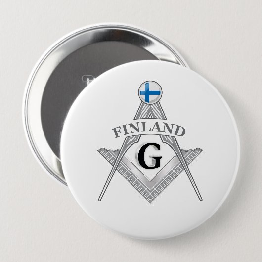 Finland freemasonry sign button (Vorne & Hinten)