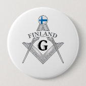 Finland freemasonry sign button (Vorderseite)