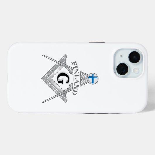 Finland freemasonry sign Case-Mate iPhone hülle (Rückseite (Horizontal))
