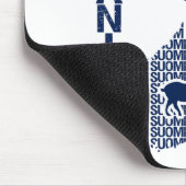 FINLAND MAP mousepad - Rovaniemi (Ecke)
