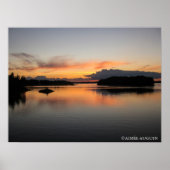 Finland Midnight Sun Poster (Vorne)