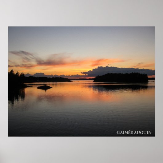 Finland Midnight Sun Poster (Vorne)