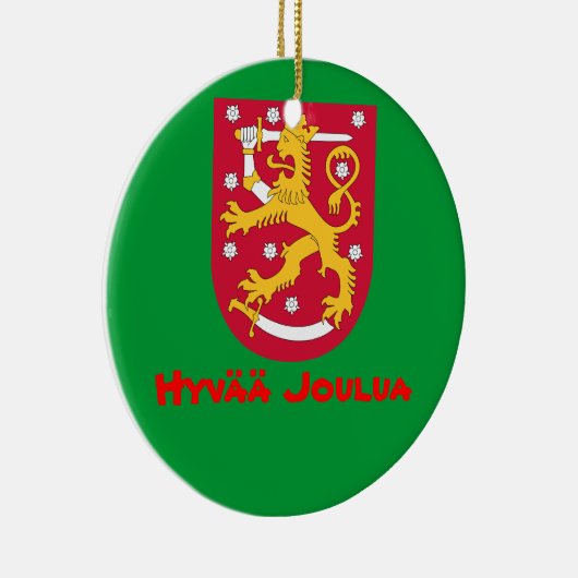 FINLAND*-, Weihnachtsverzierung Keramikornament (Rechts)