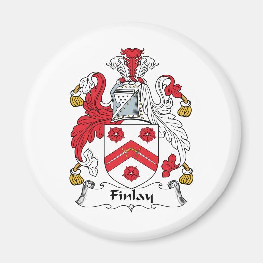 Finlay-Familienwappen Magnet (Vorne)