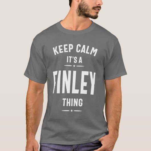 Finley Personalisiert Name Birthday Gift T-Shirt (Vorderseite)