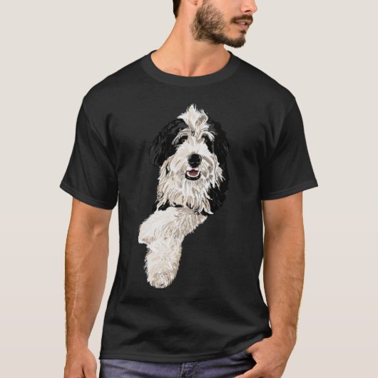 Finley the Bernadoodle T-Shirt (Vorderseite)