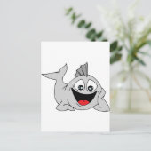 Finley the Friendly Fish Postkarte (Stehend Vorderseite)
