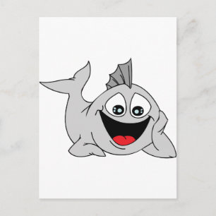 Finley the Friendly Fish Postkarte