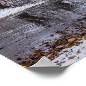 Finley Winter Snow Poster (Ecke)