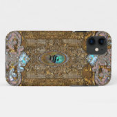Finmoore Filly French Monogram Chic Case-Mate iPhone Hülle (Rückseite (Horizontal))