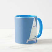 Finn-Klasse, die Segelboot läuft Tasse (VorderseiteRechts)