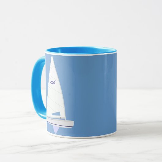 Finn-Klasse, die Segelboot läuft Tasse (Vorderseite Links)