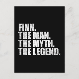Finn Name, Finn Der Mann Der Mythos Die Legende Postkarte
