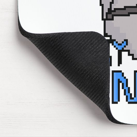Finn the Pixel Knight – “Lags, My True Enemy” Mousepad (Ecke)