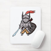 Finn the Silent Knight – Jungle-Lost Teen Warrior  Mousepad (Mit Mouse)