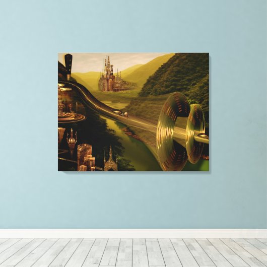 Finn Wrapped Canvas Leinwanddruck (Insitu (Holzboden))