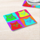 Finneas den Fox-Untersetzer Rechteckiger Pappuntersetzer (angewinkelt)