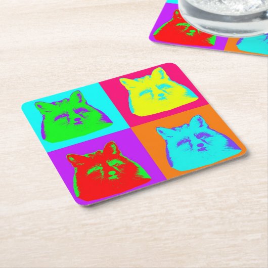 Finneas den Fox-Untersetzer Rechteckiger Pappuntersetzer (angewinkelt)