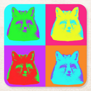 Finneas den Fox-Untersetzer Rechteckiger Pappuntersetzer