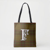 Finnegan Clantartan-Monogramm Tasche (Vorderseite)