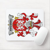 Finnegan-Familienwappen Mousepad (Mit Mouse)