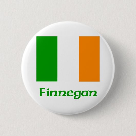 Finnegan Iren-Flagge Button (Vorderseite)