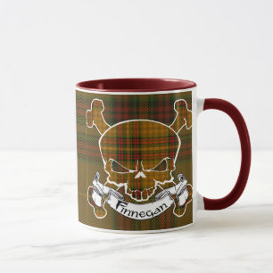 Finnegan Tartan-Schädel-Tasse Tasse