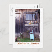 Finnegan's Market, Hudson ~ Quebec Postkarte (Vorne/Hinten)