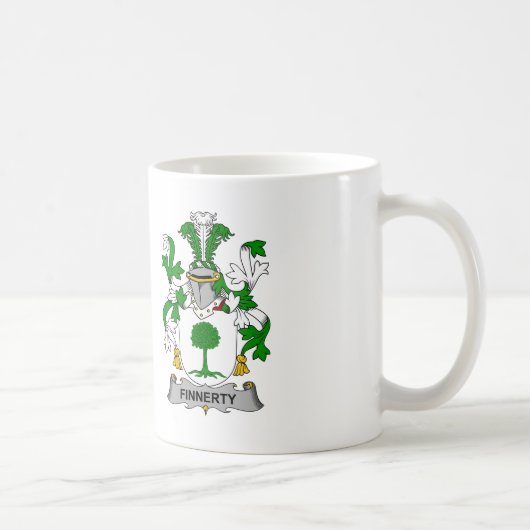 Finnerty Familienwappen Kaffeetasse (Rechts)