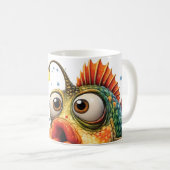 Finney McGiggle Lustiger Corky Fisch Kaffeetasse (VorderseiteRechts)