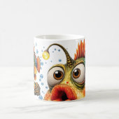 Finney McGiggle Lustiger Corky Fisch Kaffeetasse (Mittel)