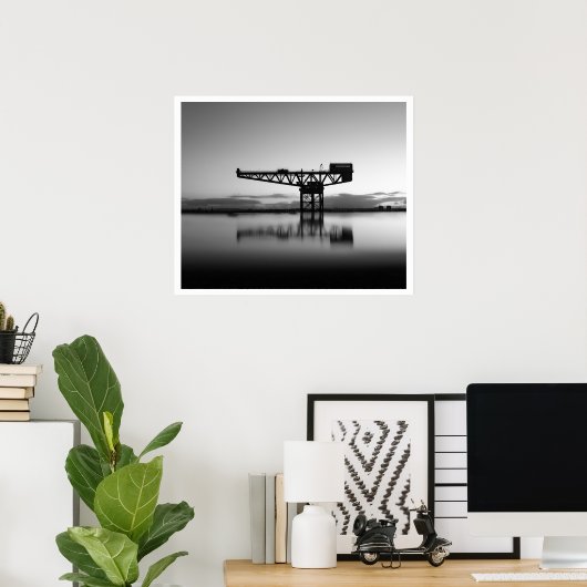 Finnieston cran Glasgow Poster (Heimbüro)