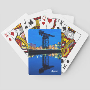 Finnieston Crane, Glasgow, Schottland Karten spiel Spielkarten