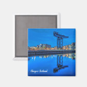 Finnieston Crane, Glasgow, Schottland Magnet (Vorderseite/Rückseite)