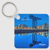 Finnieston Crane, Glasgow, Scotland Keyring Schlüsselanhänger (Vorderseite)