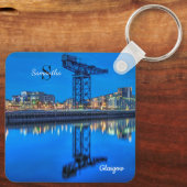 Finnieston Crane, Glasgow, Scotland Keyring Schlüsselanhänger (Rückseite)